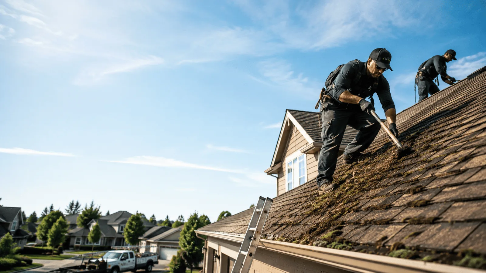 Roof Moss Removal in Steger, IL near me